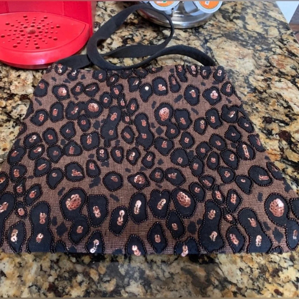 Tapestry Animal Print Shoulder Bag